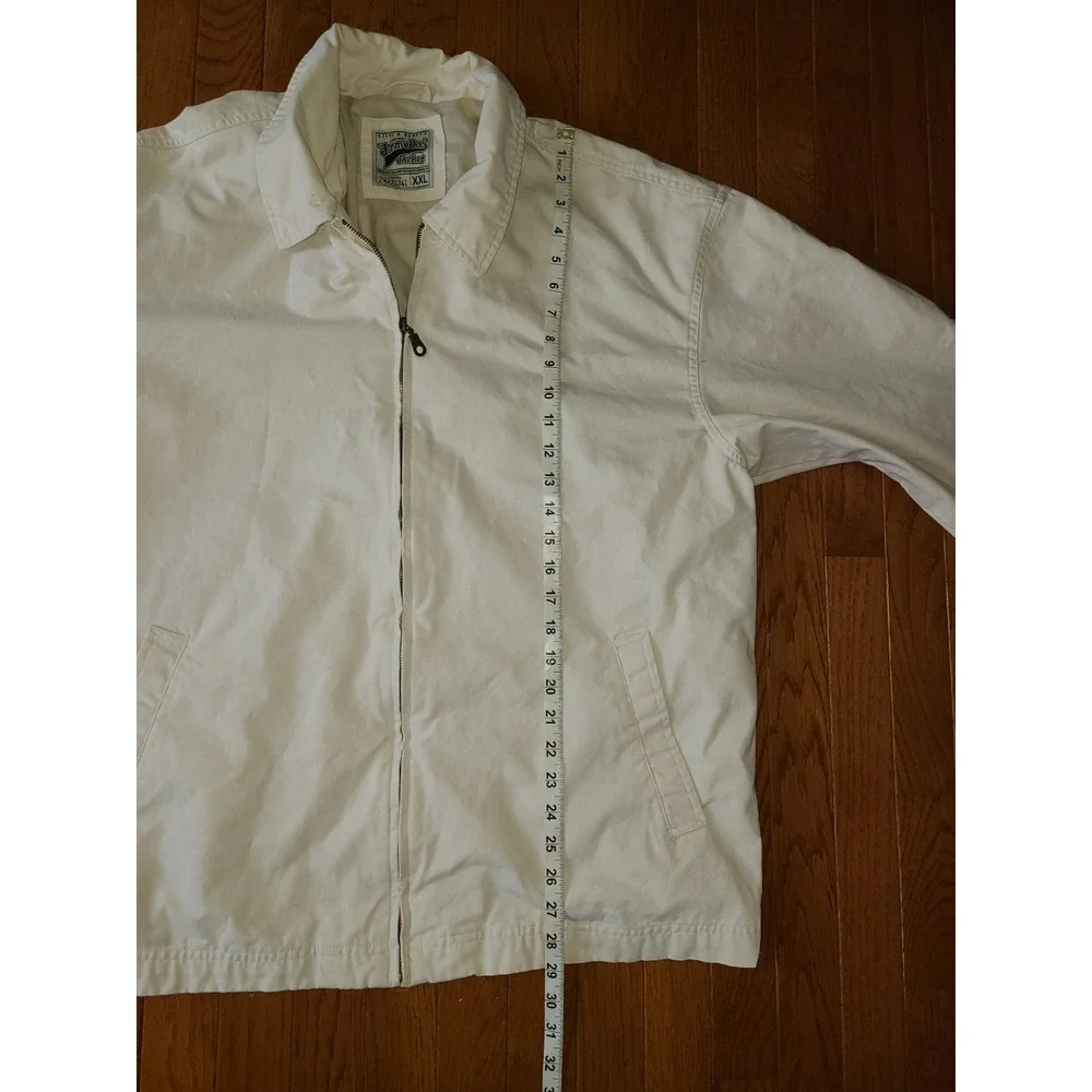 Vtg NWOT‎ Steve & Barry's Jimmy Dee Jacket Men's Size 2XL Ivory 100% Cotton